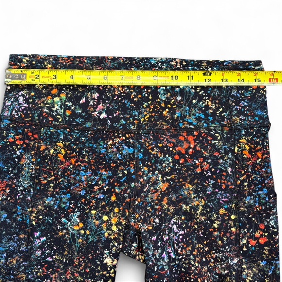 Lululemon Fast & Free 7/8 Tight II *Nulux 25” – Flowerescent Multi | Size 10 - Picture 2 of 5